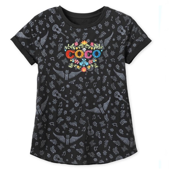 Disney Tops - Disney Coco Embroidered Logo T-Shirt